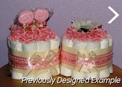 Baby-Girl-Diaper-Cupcakes (2).JPG - Baby Girl Diaper Cupcakes